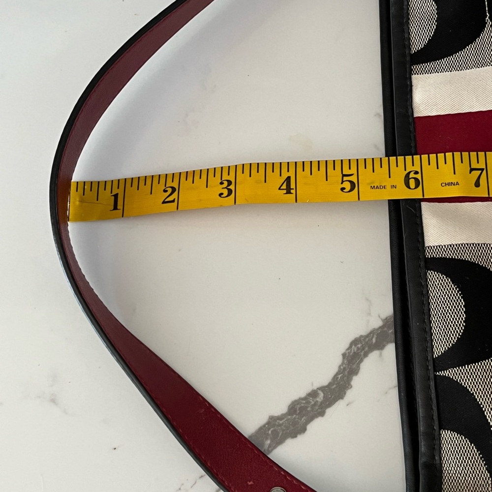 Coach Black and Red Signature Bag - Picture 14 of 16